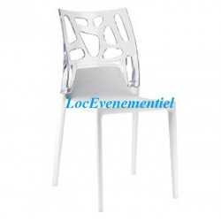 Chaise blanche design